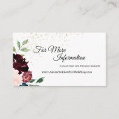 Sommerfeier Hochzeitsstimmung Website-Abschlusskar Begleitkarte (Vorderseite)