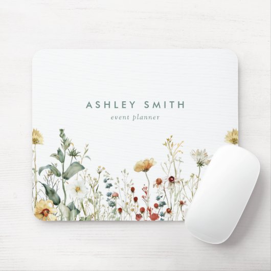 Sommerfeld der Wildblume Mousepad (Mit Mouse)