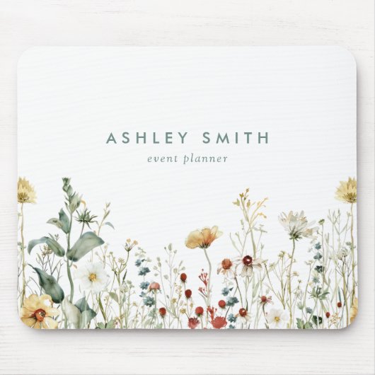 Sommerfeld der Wildblume Mousepad (Vorne)