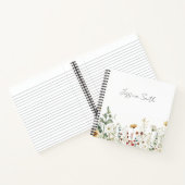 Sommerfeld Wildblume Personalisiert Notizblock (Innenseite)