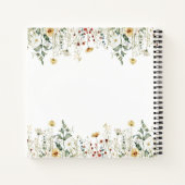 Sommerfeldbriefe für meine Tochter in der Wildblum Notizblock (Rückseite)