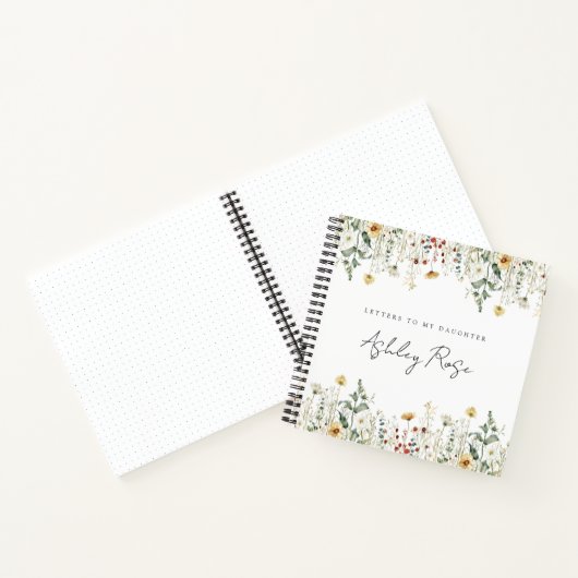 Sommerfeldbriefe für meine Tochter in der Wildblum Notizblock (Innenseite)