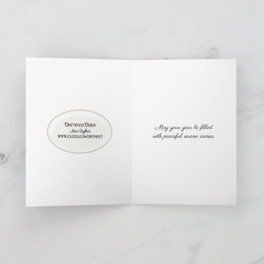 Sommerfelsgarten mit Wasserfällen Karte (Innenseite)