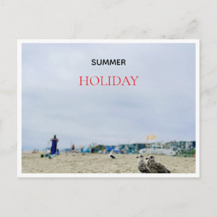 SOMMERferien am Strand Postkarte