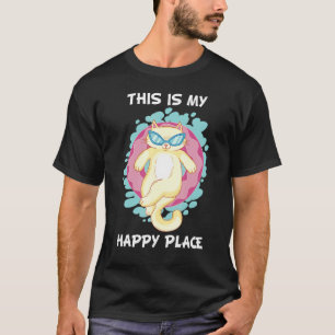 Sommerferien Bade entspannender Schwimmreifen für T-Shirt
