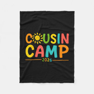 Sommerferien Cousin-Camp 2026 Erinnerungen schaffe Fleecedecke