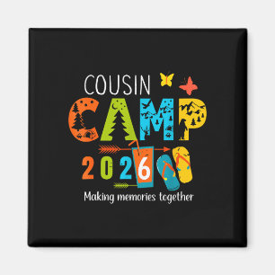 Sommerferien Cousin-Camp 2026 Erinnerungen schaffe Magnet