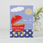 Sommerferien Einladung (Stehend Vorderseite)