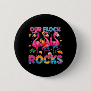 Sommerferien Familie passend zu unserer Herde Rock Button
