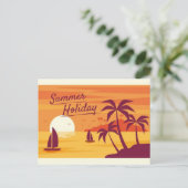 Sommerferien Feiertagspostkarte (Stehend Vorderseite)