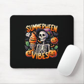 Sommerferien Halloween Skeleton Eis Mousepad (Mit Mouse)