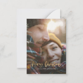 Sommerferien in Rot Foto Mitteilungskarte