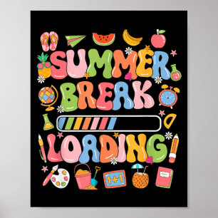 Sommerferien Lehrer Schüler Ende Poster