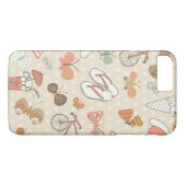 Sommerferien-Muster Case-Mate iPhone Hülle (Rückseite (Horizontal))