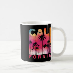 Sommerferien Palmen Ca Vintage Tropisch Kalifornie Kaffeetasse