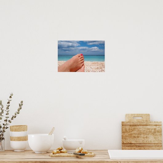 Sommerferien Poster (Küche)