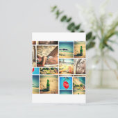 Sommerferien Postkarte (Stehend Vorderseite)