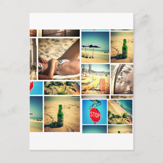 Sommerferien Postkarte (Vorderseite)