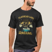 Sommerferien Retro Montana Flathead La T-Shirt (Vorderseite)