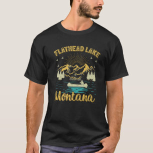 Sommerferien Retro Montana Flathead La T-Shirt