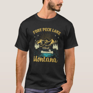 Sommerferien Retro Montana Fort Peck L T-Shirt