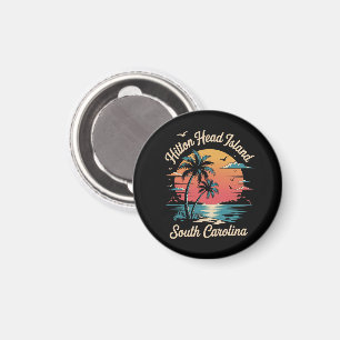 Sommerferien Retro South Carolina Magnet