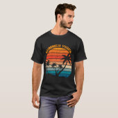Sommerferien Retro Sunset Beach T-Shirt (Vorne ganz)