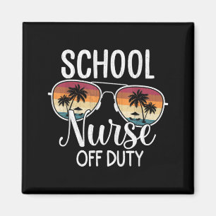 Sommerferien Schule Jahresende Schulkrankenschwest Magnet