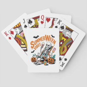 Sommerferien Sommerferien Halloween Spielkarten