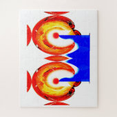 Sommerferien Sonne und Meer Kunst Puzzle (Vertikal)