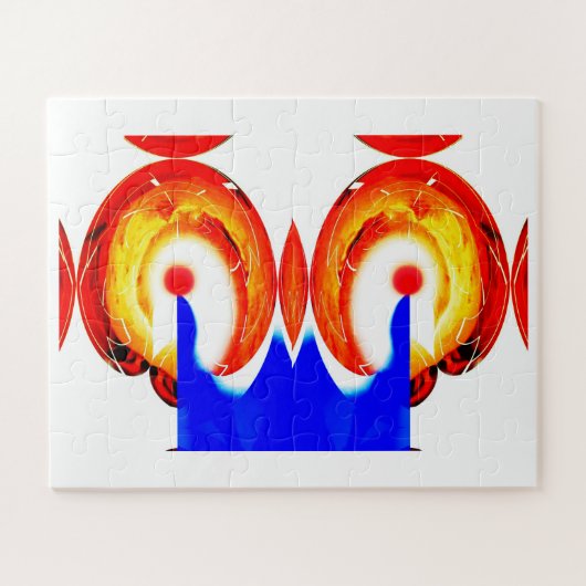 Sommerferien Sonne und Meer Kunst Puzzle (Horizontal)