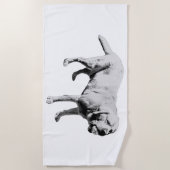 Sommerferien Strandtuch (Vorderseite)