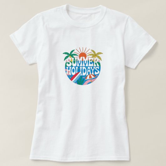 Sommerferien T-Shirt (Design vorne)