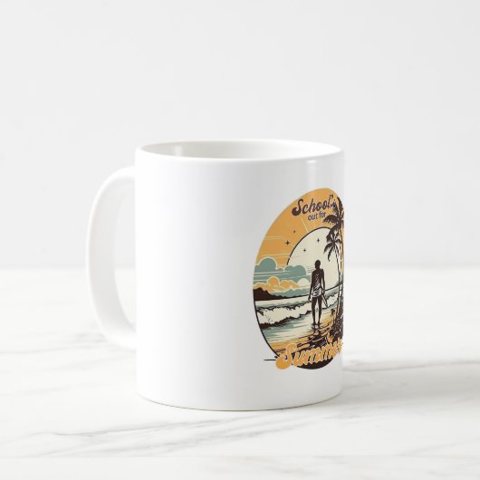 Sommerferien Tasse & Cups (Vorderseite Links)