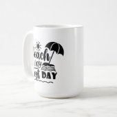 Sommerferien-Thema Kaffeetasse (Vorderseite Links)