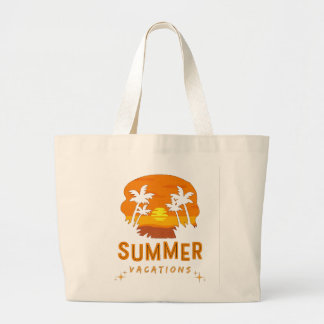 Sommerferien-Themen-Tasche Jumbo Stoffbeutel