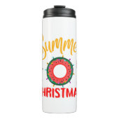 Sommerferien Thermosbecher (Vorderseite)