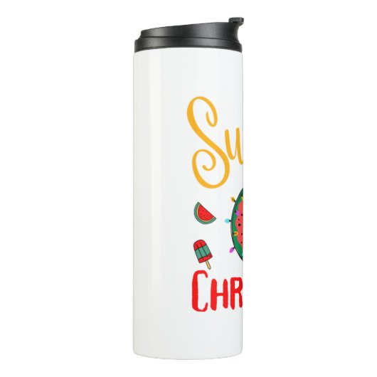 Sommerferien Thermosbecher (Nach links gedreht)