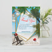 Sommerferien Weihnachten Vielen Dank (Stehend Vorderseite)