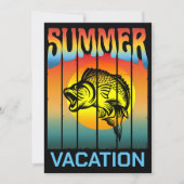 SOMMERFERIENFANG OCEAN SUNSET EINLADUNG (Vorderseite)