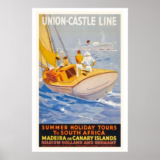 Sommerferienreisen nach Südafrika Madeira oder Poster (Vorne)
