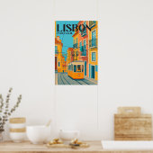 Sommerferienziel Portugal  Poster (Küche)