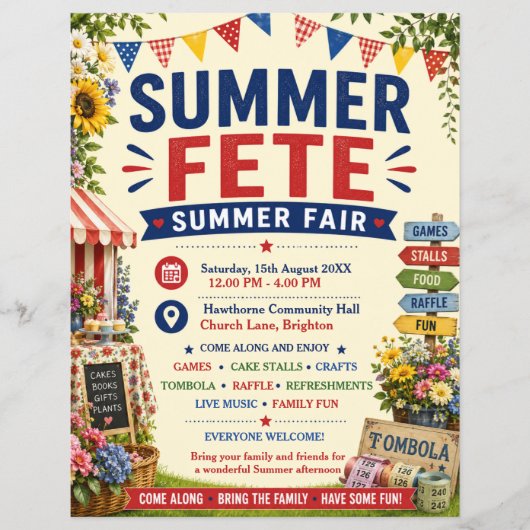 Sommerfest Flyer (Vorne)