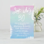 Sommerfest Party Geburtstagsparty Einladung (Stehend Vorderseite)