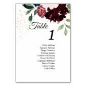 Sommerfeste Tischnummern Unterschreiben mit Gast (Vorderseite)