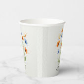 Sommerfeste Wildblume Pappbecher (Rechts)