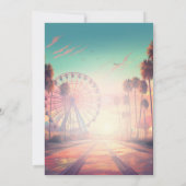 Sommerfestival Geburtstagsparty Einladung (Rückseite)