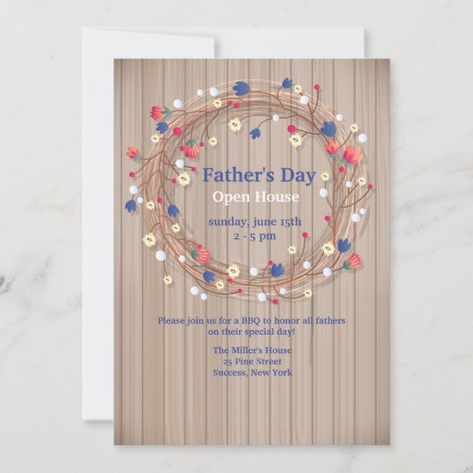 Sommerfeuereinladung Einladung (Vorderseite)