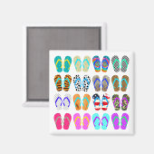 Sommerflip-Flops-Chart Magnet (Vorderseite/Rückseite)