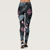 Sommerflora Blühende Blume im Garten Leggings (Rückseite)
